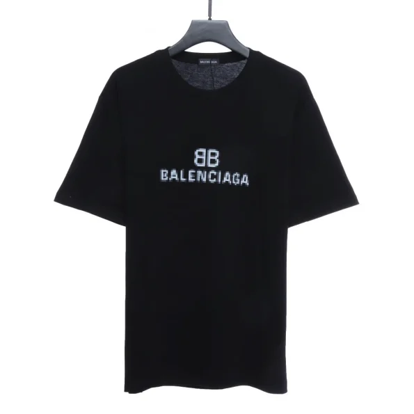 Double B Mosaic Print Short Sleeve