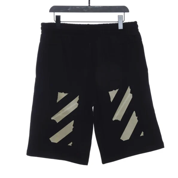 Tape print shorts